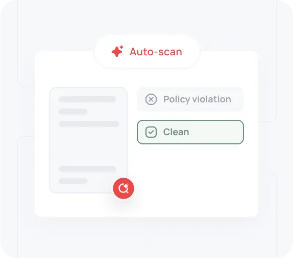 Automate compliance checks