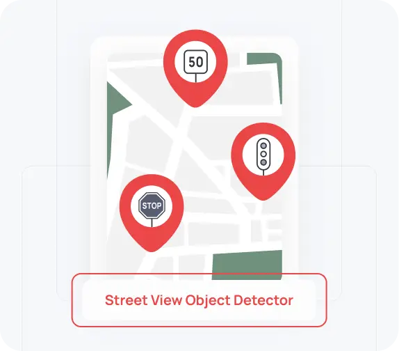 Detect POIs from street views