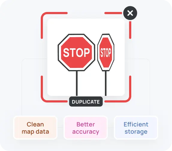 Filter duplicate detections