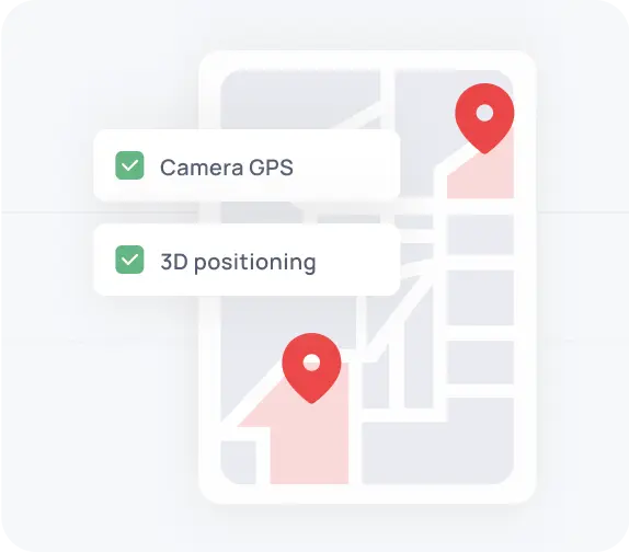 Geolocate POIs with image metadata